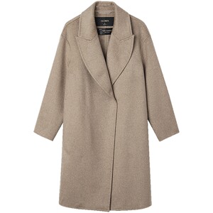 First 30% off Gloria high-end all-cashmere double-collar coat for women, popular winter mid-length coat