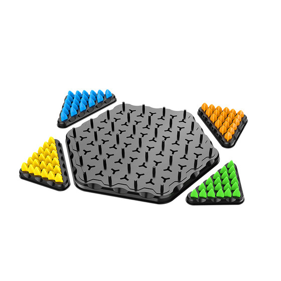Chain Chess Triangle Chess Fighting Battle Flag Children's Puzzle Logical Training Concentration Gee Gee toy Desktop Game
