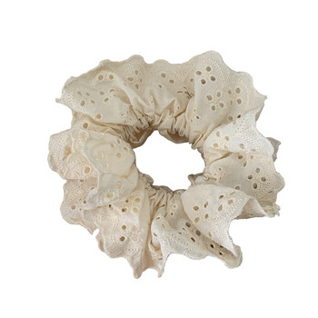 Mori Girl's cloth art pleated lace colorectal circle
