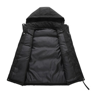 Autumn and winter down cotton vest men's trend handsome qi, shoulder -sleeveless horse clip coat warming men's large size thick vest