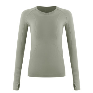 
Yoga sports tops for women, outdoor running, mountain climbing, quick-drying Pilates training fitness clothes, mountain climbing long-sleeved suits