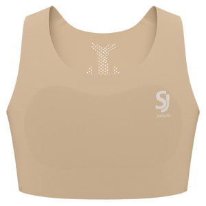 Sangjiayun sense seamless ultra-flat light corset underwear for women with big breasts showing small sports chest-wrapped students breast reduction vest cos
