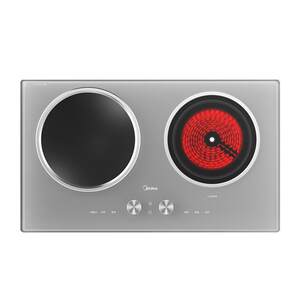 
Midea Platinum Drill Induction Cooker Induction Cooker Electric Ceramic Cooker Double Stove Embedded Household Frying 3500W High Power