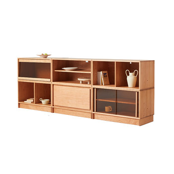 Shan Nian Mu Zuo Lou Yu solid wood combination cabinet