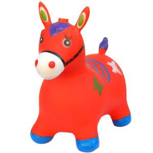 
Children's toys inflatable jumping and jumping horse mounts larger and thicker inflatable horses and horses riding children's music jumping deer and horses