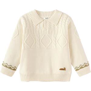 
[Same style in shopping mall] Balabala boys' sweater baby thickened sweater autumn and winter new children's top