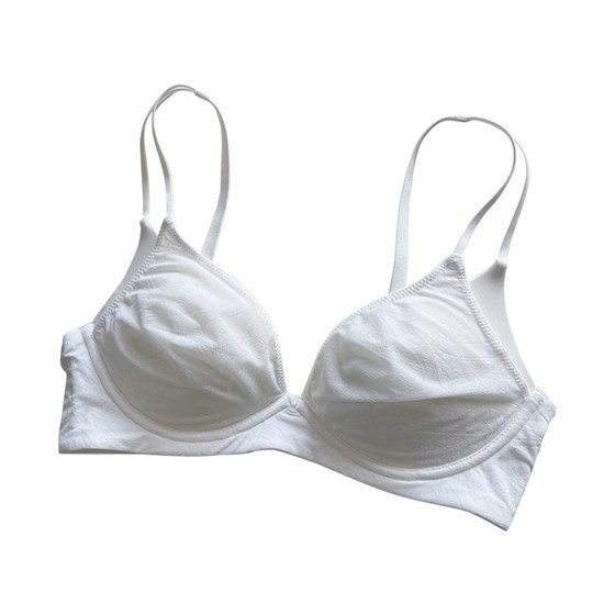 
Kbra French lace underwear women's spaghetti straps small chest push-up women's bra seamless push-up bra without steel rings