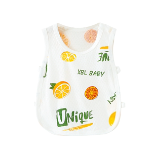 
Baby pipa vest belly protection newborn sleeveless top baby cotton vest men and women baby summer thin clothes