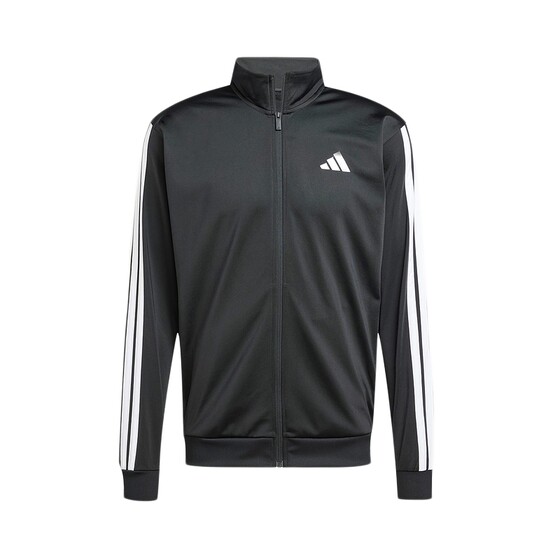 
adidas Adidas jacket men's and women's autumn sports quick-drying classic three-stripe lapel jacket JI8816
