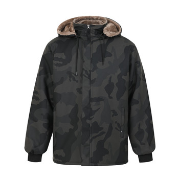 
New camouflage oil-resistant waterproof leather jacket and leather pants suit for men