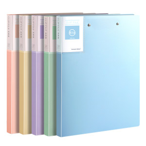 
Pomero A4 folder office supplies archive folder double plyboard single clip plastic powerful clip file folder report folder music score folder contract storage stationery clamp test paper folder file classification