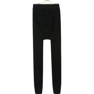 Pregnant women's pants autumn and winter 700 grams plus velvet thickened abdominal care palace all -in -one lebong pantyhose winter pregnant women step on their foot pants