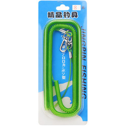 Automatic retractable and highly elastic rod and rope fishing equipment