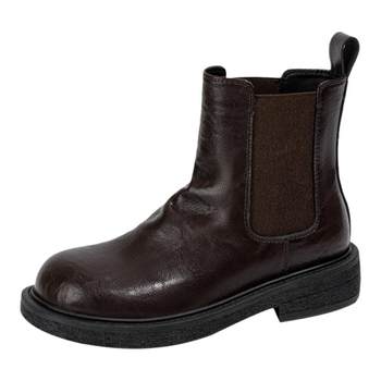 Fangxiang Chelsea boots soft sole slim boots