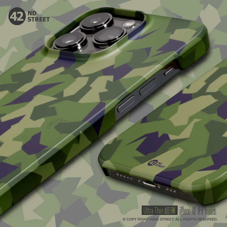 Military Camouflage Ultra-Thin Navy, Marine Core, UC Camouflage Pattern Phone Case iPhone 17, 16, 15, 14, 13