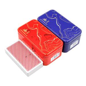 
Wanquan Egg Special Poker Card Narrow Card Slim Plastic PVC Competition Waterproof and Anti-Word Scrub Women's Iron Box