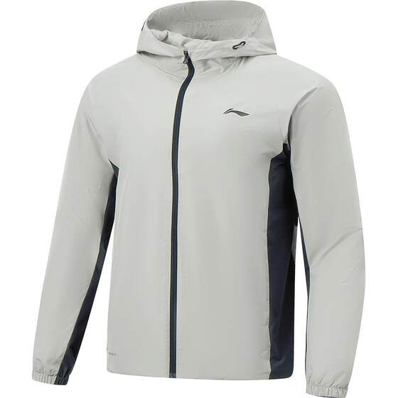 
Li Ning Jacket Men's 2026 New Fitness Running Hooded Jacket Top Windproof Clothing Spring Woven Sports Windbreaker