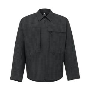 
DESCENTE BLEU series urban cycling men's reflective printed plaid jacket new product