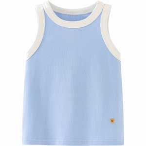 
Mini Bala baby gauze pants baby vest temperature control antibacterial cooling tops for boys and girls 26 new summer products