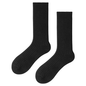 
Zimo business socks men's thin summer mid-calf black formal cotton yarn gentleman long-tube suit leather shoes and socks