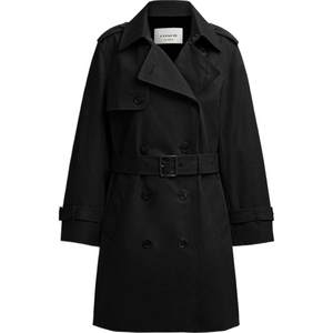 
[New Product] COACH/Coach Outlet Women's Mid-Length Retro Brown Windbreaker with a High-Quality Design