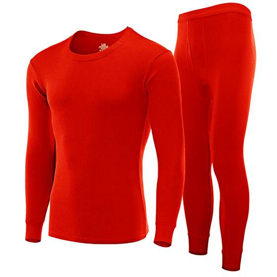 Jiandan Bird Animal Year Set Big Red Cotton Autumn Clothes Autumn Pants Men's Velvet Thermal Underwear Women's Year of the Horse Gift Box