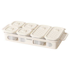 
Ying's baby supplementary food freezer independent storage box ice slurry tool baby silicone steamable mold