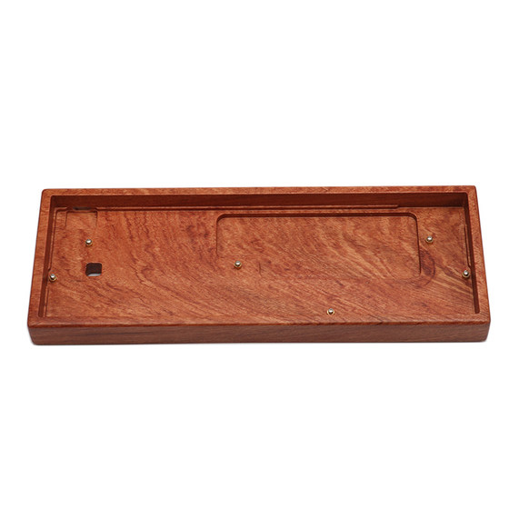 
GH60 mechanical keyboard wooden shell rosewood walnut shell 60% shell customized Wooting shell