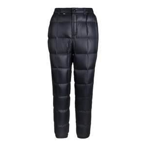 
New winter black ice outdoor skiing 800 goose velvet lightweight warm windproof down pants for men and women 8608