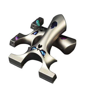 
Juyi Qianfa genuine titanium alloy devil heavy artillery dragon tooth snap flat leather slingshot feels powerful for adults