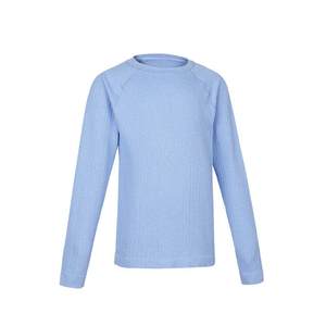
Decathlon children's quick drying clothes, sports long-sleeved T-shirt training suit base knitted stretch tops for boys and girls KIDC