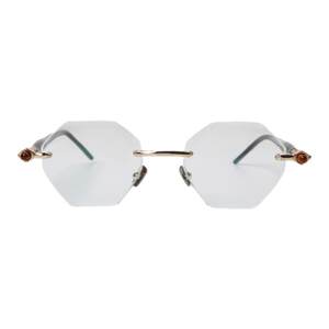 
THESOONG/Sven Scum Light Luxury Literary Style Rimless Glasses Frame Purely Handmade Design Anti-Blue Light Glasses