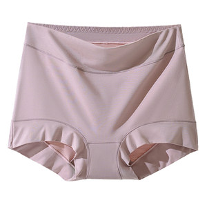 60S Modal High Waist Belly Controlling Butt Lifting Underwear Women's Thin Boxer Briefs Seamless 5A Pure Cotton Antibacterial Crotch Safety Pants