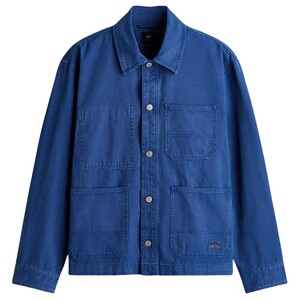 
HM men's jacket new lapel button coach jacket canvas coat style shirt 1309688