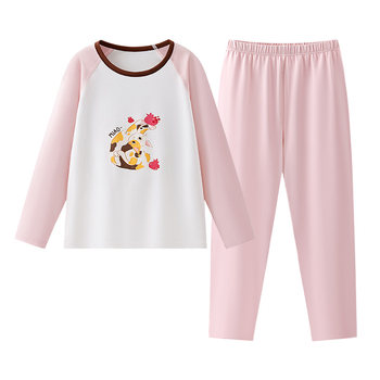 Songshan Cotton Shop Children's Tens Pajamas Home Clothing Set