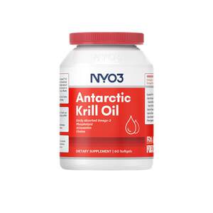 
[Self-operated] NYO3 Pure Antarctic Krill Oil Soft Capsules Healthy Omega3 Middle-aged and Elderly Cardiovascular 60 Capsules Imported
