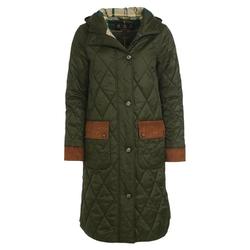 British Barbour Mickley Classic Series Quilted Quilted Windbreaker Autumn And Winter Mid-length Cotton Jacket For Women