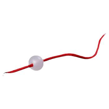 Bracelet ending beads 6mm diy braided red rope