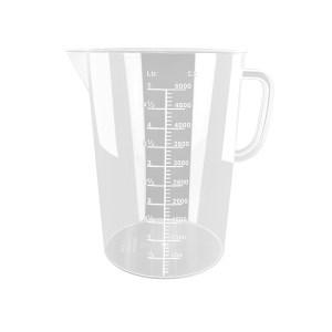 
Plastic measuring cup with double scale food-grade baking measuring bucket milk tea shop dedicated household large-capacity tea cup measuring kettle
