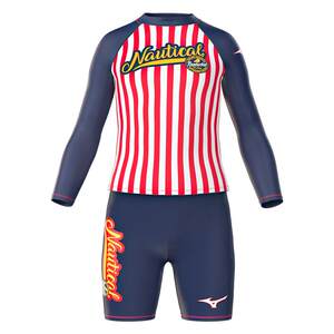 
Mizuno children's swimsuit boy split 2025 new style Zhongda Children's professional sun protection and warm bathing hot spring swimming trousers