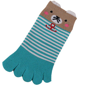 Baby toe socks pure cotton boys and girls spring and summer split toe socks breathable mesh anti-odor children's corrective split toe socks