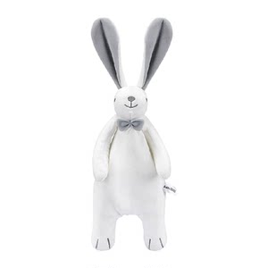 
Aobei bunny comfort napkin, baby can chew beans, plush hand doll, teether baby toy