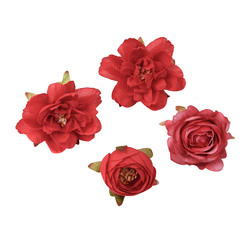 Simulation Flower Artificial Flower Material Package Ancient Style Hanfu Headdress Clothing Accessories Diy Hand-made Wreath Bachelor Hat Decoration