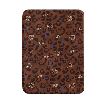 
Early autumn Maillard leopard KT cat 360-degree rotation suitable for ipad11 protective case air7 new ipad10 with pen slot air6 anti-fall 11-inch Apple tablet protective case 10.9 female mini7