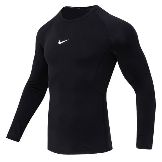 Nike tights men's 2025 autumn new running breathable fast dry elastic sportswear fitness suit long-sleeved T-shirt