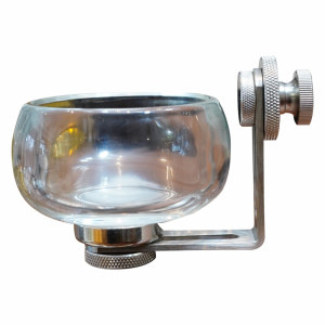 
Parrot food box glass bowl anti-splash bird food can anti-turn drinking water bowl bird cage hanging food bowl bird feeder magnetic suction