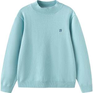 
Balabala children's knitted sweaters for boys and girls baby sweaters autumn and winter new children's wear pullover bottoming shirt thick