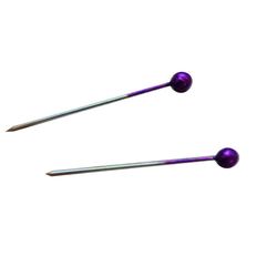 Pins, Pearl Needles, Pearl Needles, Positioning Needles, Diy Grid Shop 1000 Pieces/box Purple 2.6 Cm