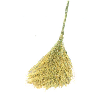 
Outdoor plastic silk bamboo broom, old-fashioned courtyard broom, factory sanitation worker property special bamboo broom artifact