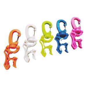 
Diving secondary head quick shackle BC spare secondary head breathing regulator tube clamp BCD hose hook accessories
